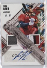2022 Panini Diamond Kings DK Material Signatures Gold 80/99 Seth Beer Auto 0cv
