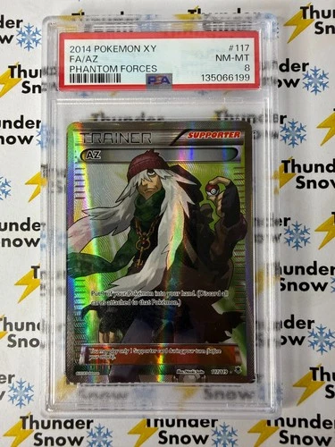 Az #117 Phantom Forces XY 2014 Pokemon PSA 8