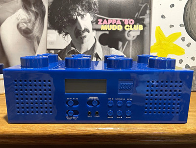 LEGO Brick Boombox Radio/CD Player, blue,Model #LG11003