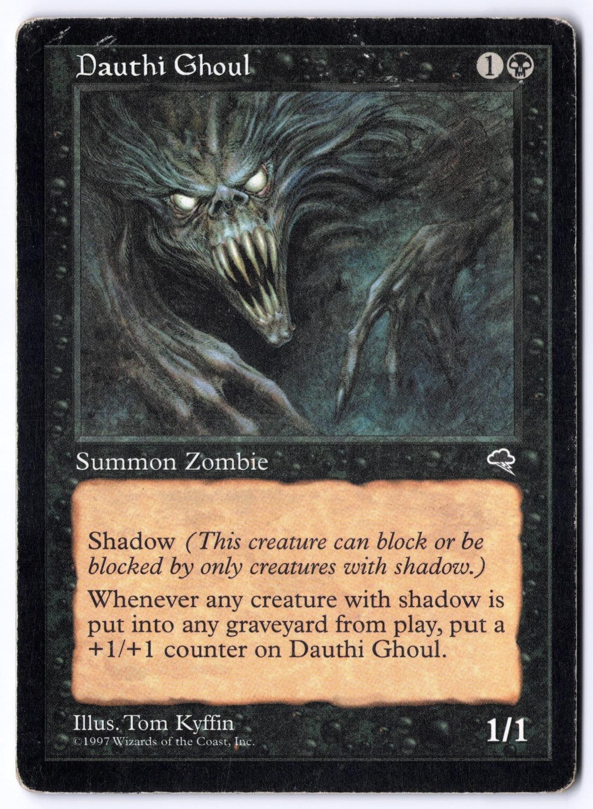 Dauthi Ghoul TMP 121 Magic: The Gathering UC MP