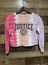 Justice Girls Medium Crop Sweatshirt