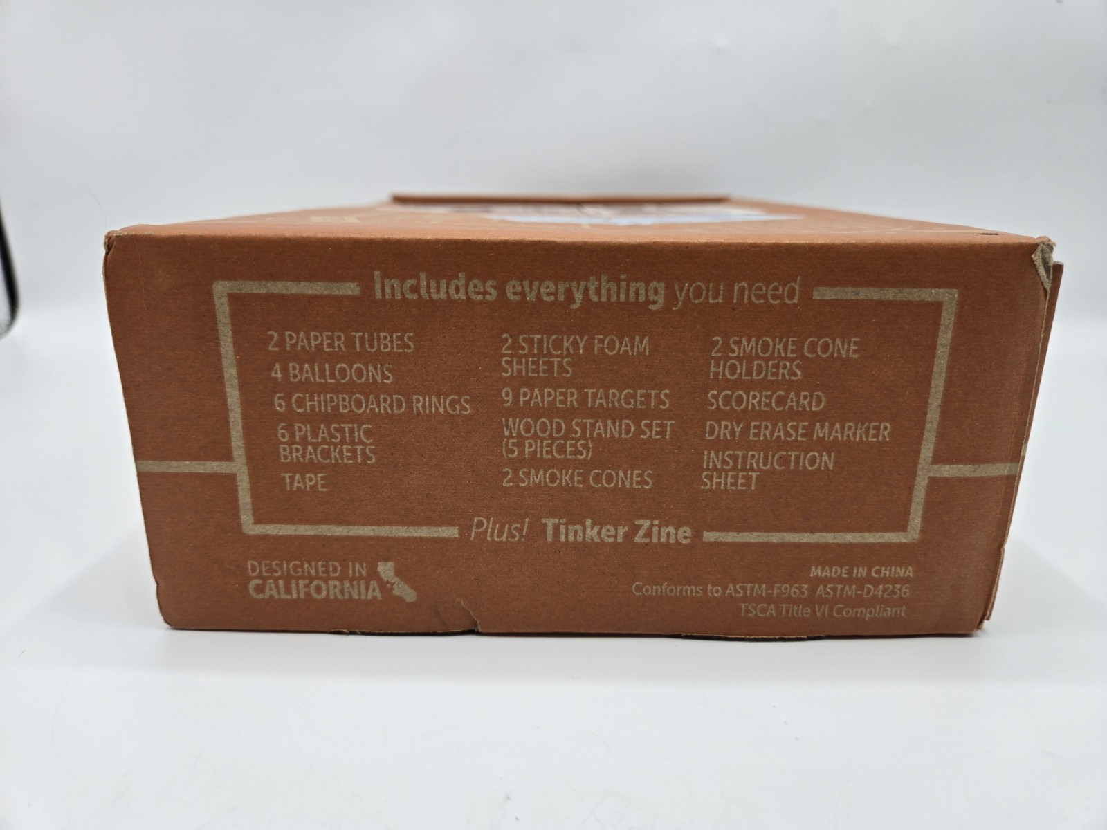 NEW Kiwi Co TINKER CRATE Air Cannon Kids Science Kit SEALED BOX