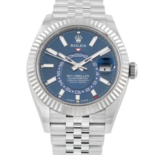 Rolex Sky-Dweller Blue Dial Steel Jubilee Watch 336934