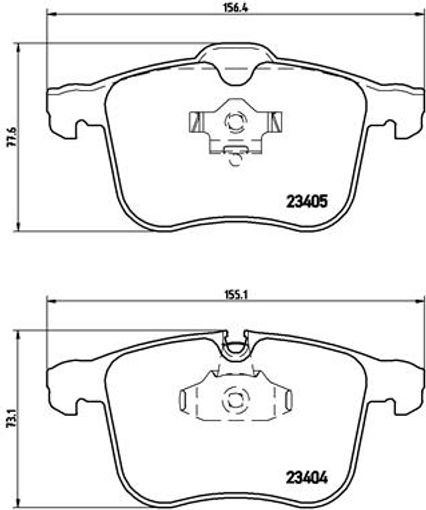 Fits BREMBO P 59 049 HAM PADS. FRONT OPEL VECTRA C 3.0 V6 CDTI 03-08