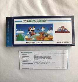 Nintendo Game&Watch Crystal Screen Super Mario Bros. YM-801 Mint Condition