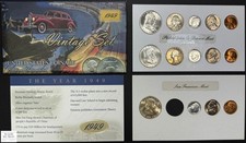 1949 P, D, & S United States Silver Mint Set (MS UNC)