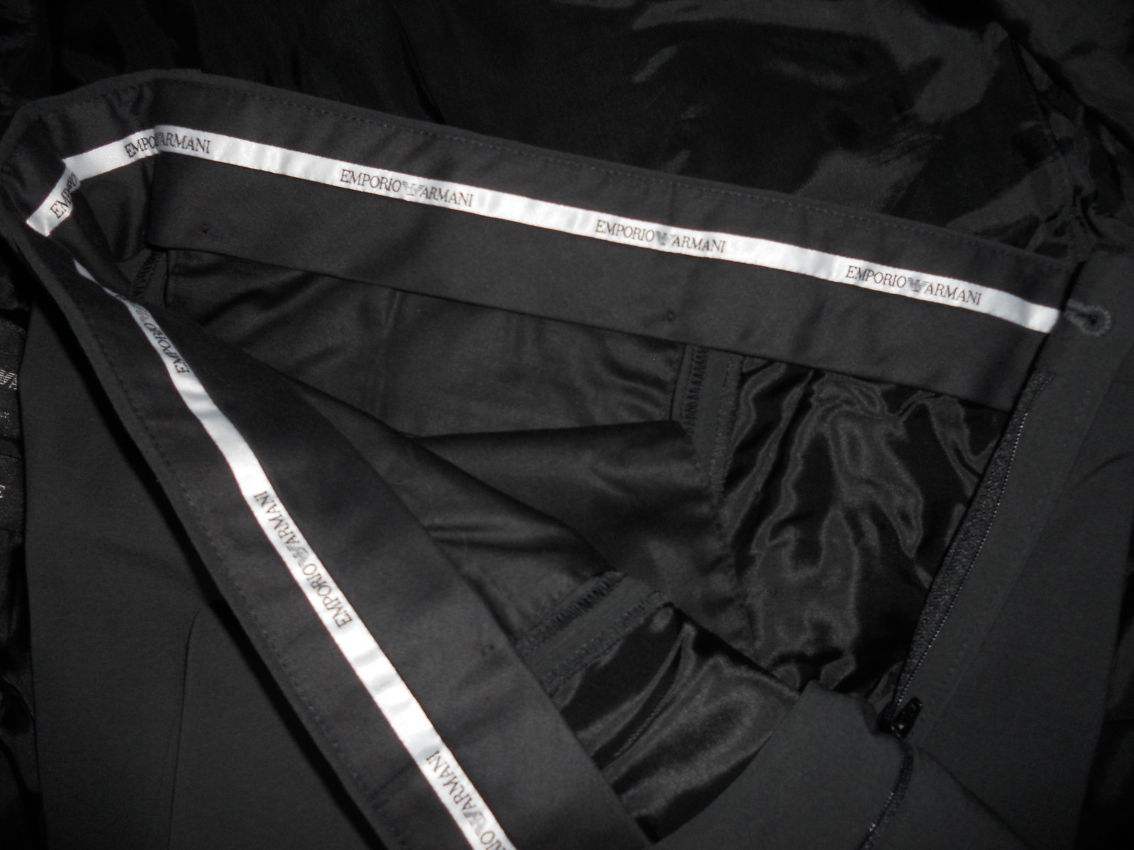 Emporio Armani J LINE super fabric chrcoal Blk Suit Sz UK 42R"EUR52R"W36-RRP£945 image 8