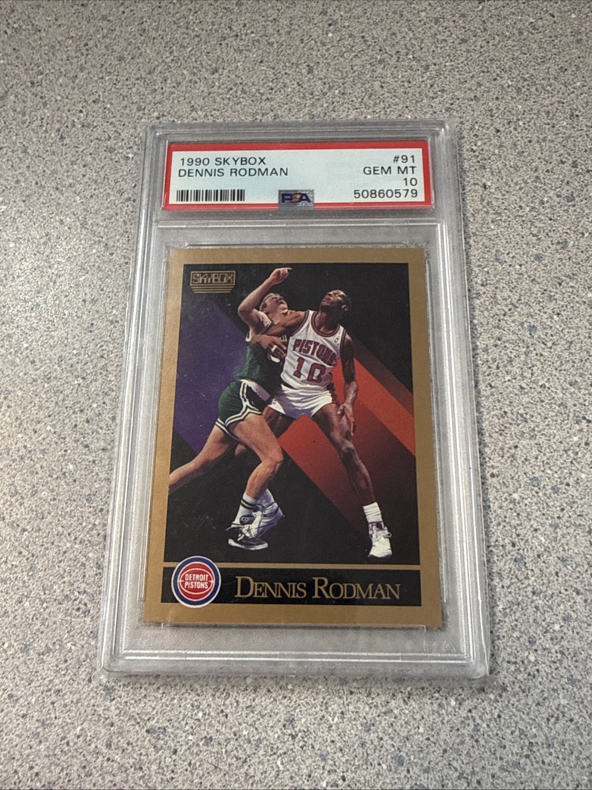 1990 Skybox Dennis Rodman #91 PSA 10 