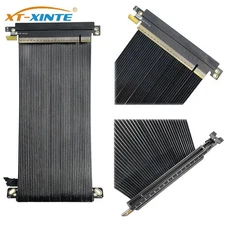 PCIe 5.0 X16 Riser Cable Graphics Card Double Reverse for ITX Server 16AB5-R