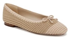 Sam Edelman Women's Madison Summer Sand Crochet Ballet Flats NW/OB 9M