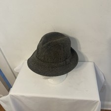 Vintage Stetson Equalizer Fedora Men's Hat Size M Medium 7 - 7 1/8 Grey