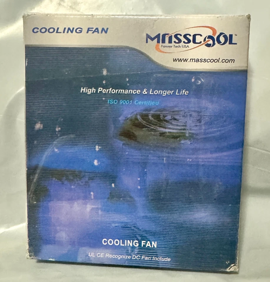 Masscool 80mm Cooling Fan 3-Pin Motherboard / 4-Pin PSU Connector Fan FD08025S1M - Image 3 of 4
