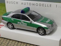 1/87 Busch Mb C-Klasse Limousine Polizei 49111