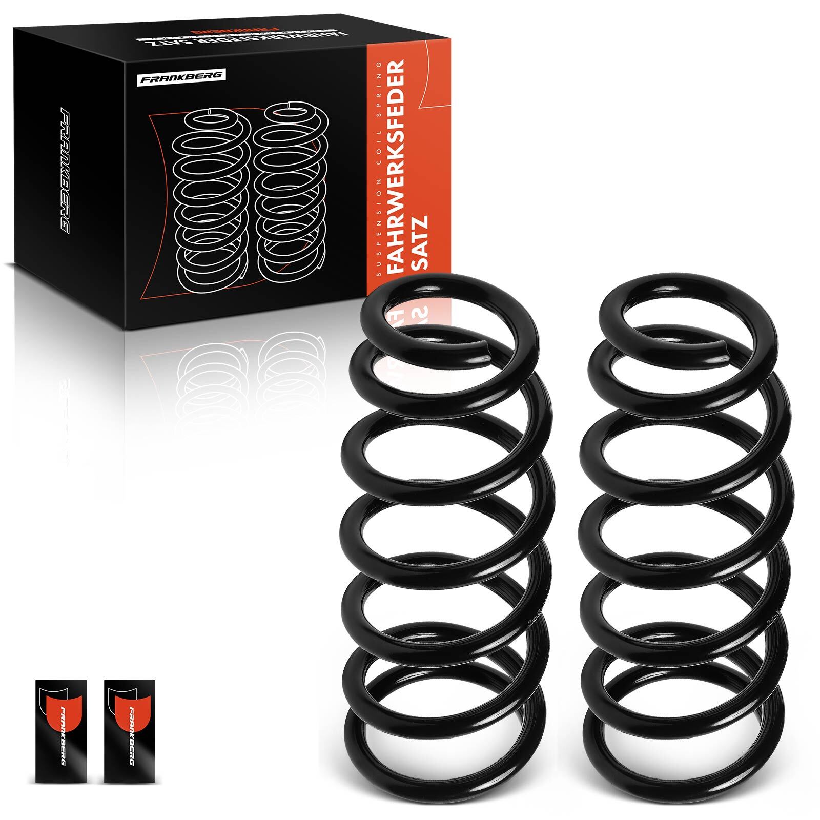 Frankberg 2x Coil Spring Set for Toyota Avensis T25 2003-2008 Rear RI6499 SP3601