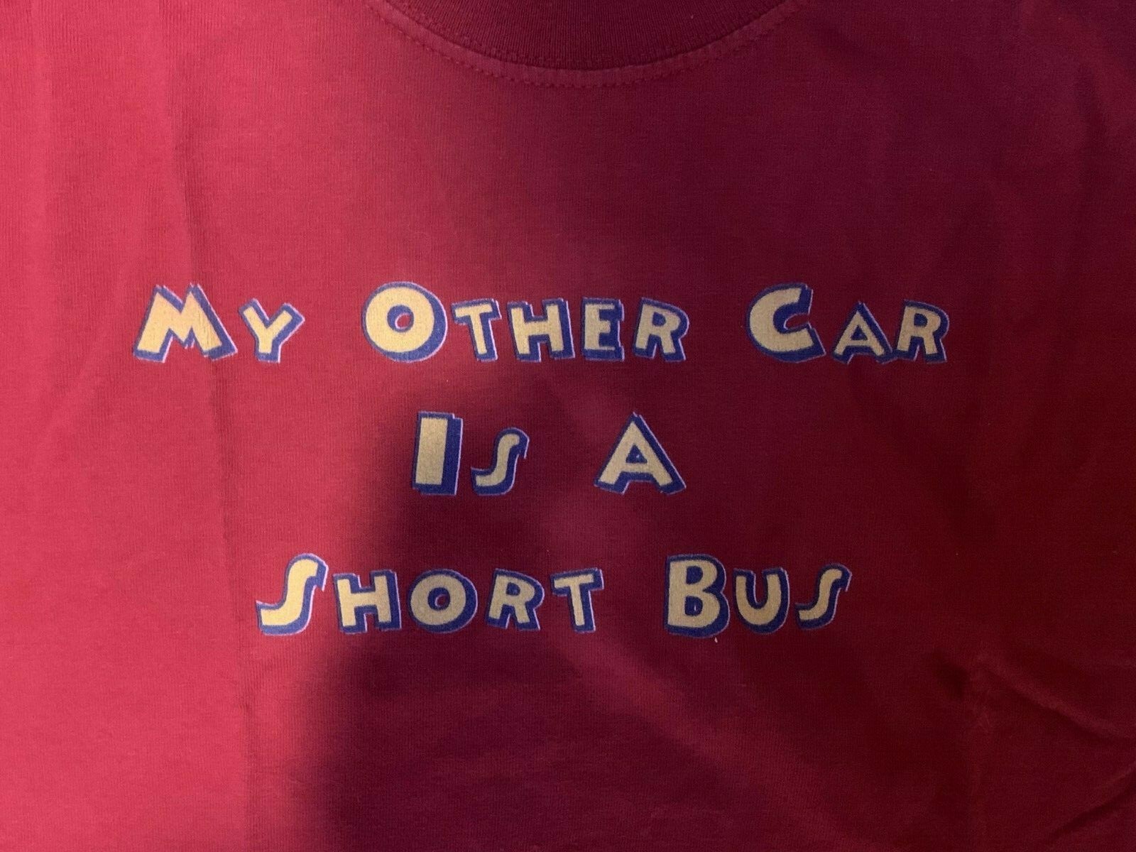 ALTRA My Other Car Is a Short Bus T SHIRT MAGLIETTA UOMO COOL DIVERTENTE Hummer
