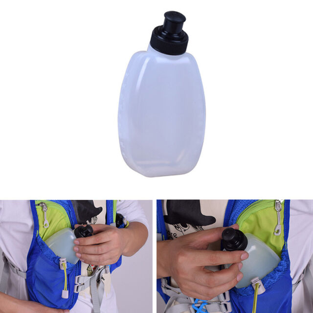 Water Bottle 250ml Sport Plastic Running Water Bottle for Waist Belt Bag XI