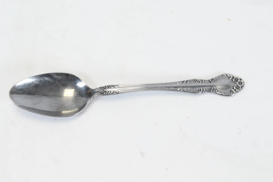 Ecko Eterna Beaumont Oval Soup Spoons 7-3/4" Stainless Lot of 2 - Image 3 of 4