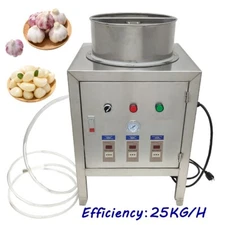 Fully Automatic Pneumatic Garlic Peeling Machine 25KG/H Commercial Garlic Peeler