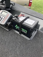 Lithium Battery Tray 4x6 for Bass Crappie Boats / Livescope / Mega Live