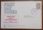 AUSTRALIA 1972SIGMA IMPORTANT N.H.S. ANNOUNCEMENT   COMPANY LIMITED - FDC - #206