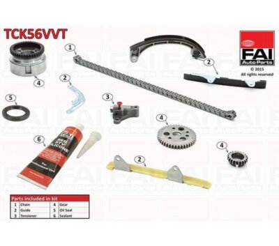 Steuerkettensatz FAI AUTOPARTS TCK56VVT für Toyota Yaris