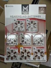 NEW Members Mark Hearing Aid Batteries 312 48 pack child resistant packaging