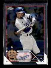 2023 Topps Chrome Mookie Betts Los Angeles Dodgers #150  5 Card Lot