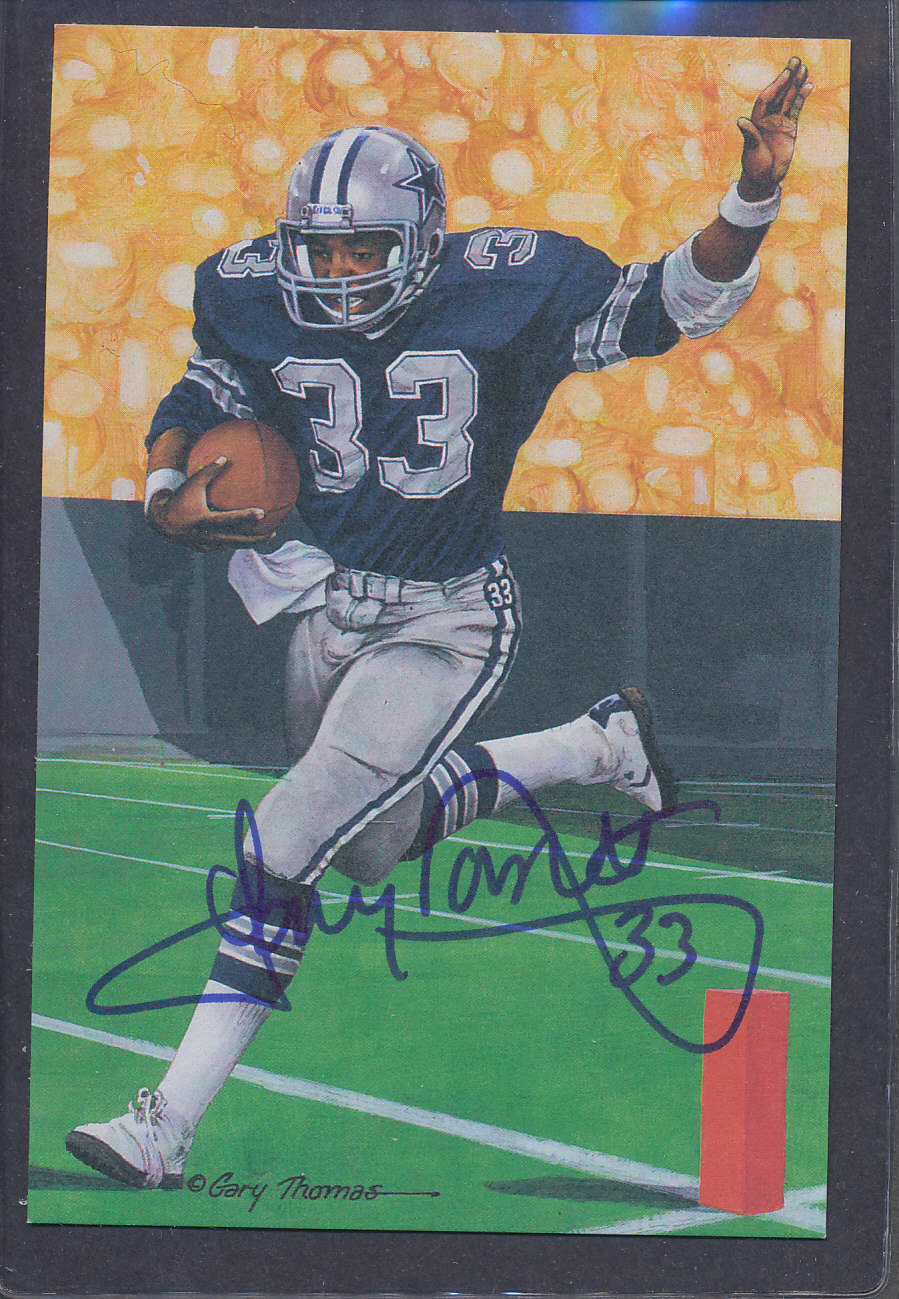 Tony Dorsett Autographed Signed 1994 Goal Line Art Card Auto PSA/DNA AC80442 