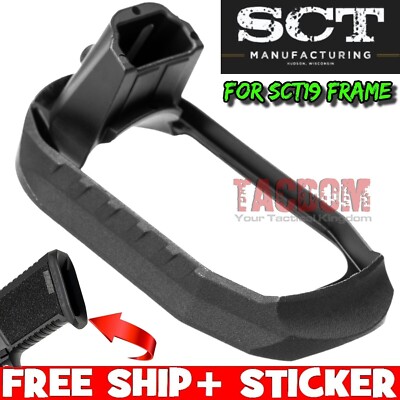 SCT MANUFACTURING Black Polymer Magwell for the SCT19 SCT 19 Lower - MAG ASSIST