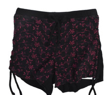 Wear Moi Womens Selene Warm Up Ultra Soft Comfortable Shorts Dance Burgundy S