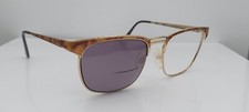 Vintage Giorgio Saint Angelo GSA 1140 Brown Gold Oval Sunglasses FRAMES ONLY Jap