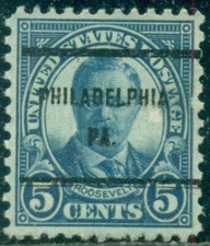 SCOTT # 637, PHILADELPHIA, PENNSYLVANIA PRECANCEL, GREAT PRICE!