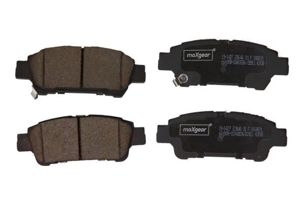 Maxgear 19-1427 Bremsbelagsatz, Scheibenbremse FüR Toyota-image