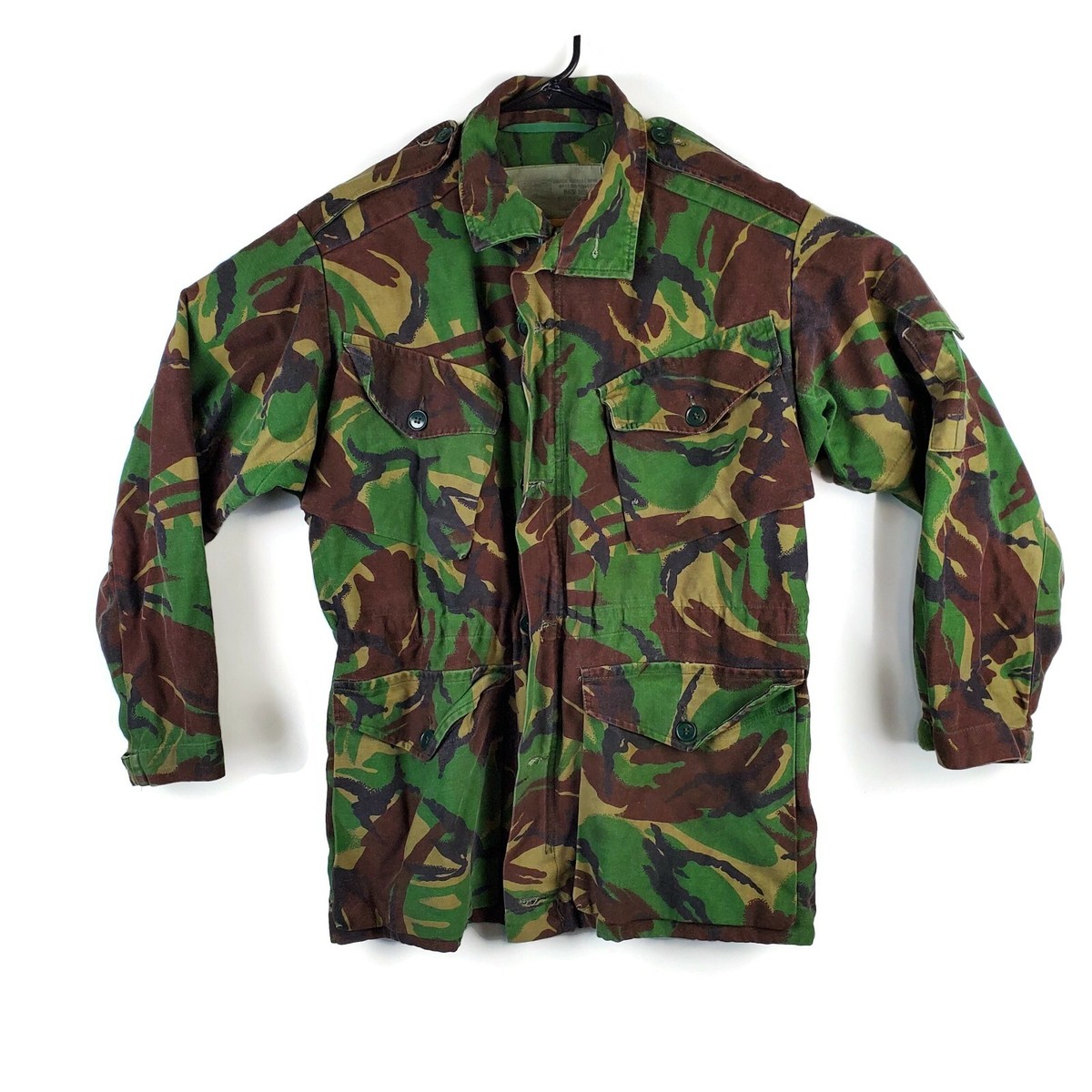 実物 未使用 イギリス陸軍 DPM Windproof Smock 170/96 ミリタリーサープラス 実物 未使用 イギリス陸軍 DPM Windproof