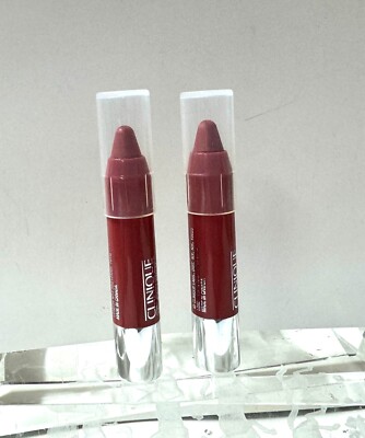 2 x MEGA MELON # 04 Clinique Chubby Stick Moisturizing Lip Colour Balm 0.4 oz
