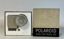 Vintage Polaroid Wink Light Model 250 in Box with Accessories