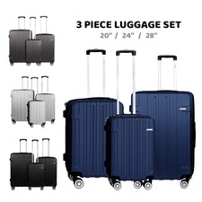 black 4 wheel cabin suitcase