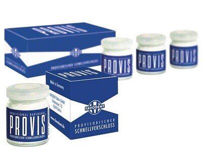 Provis provisorische Zahnfüllung Zahn Füllung Notfall Reiseapotheke 40g  / 3x40g