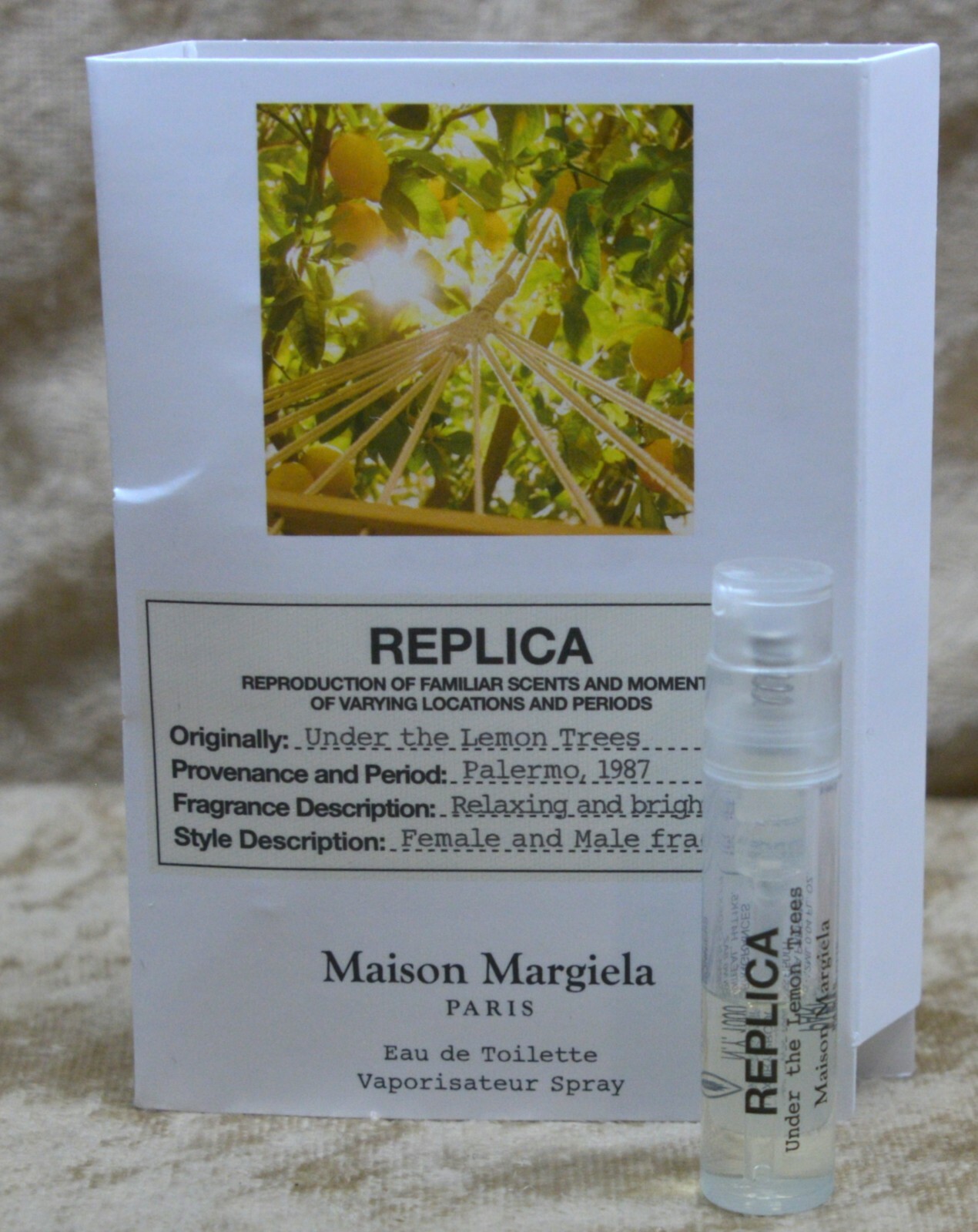 under the lemon tree perfume