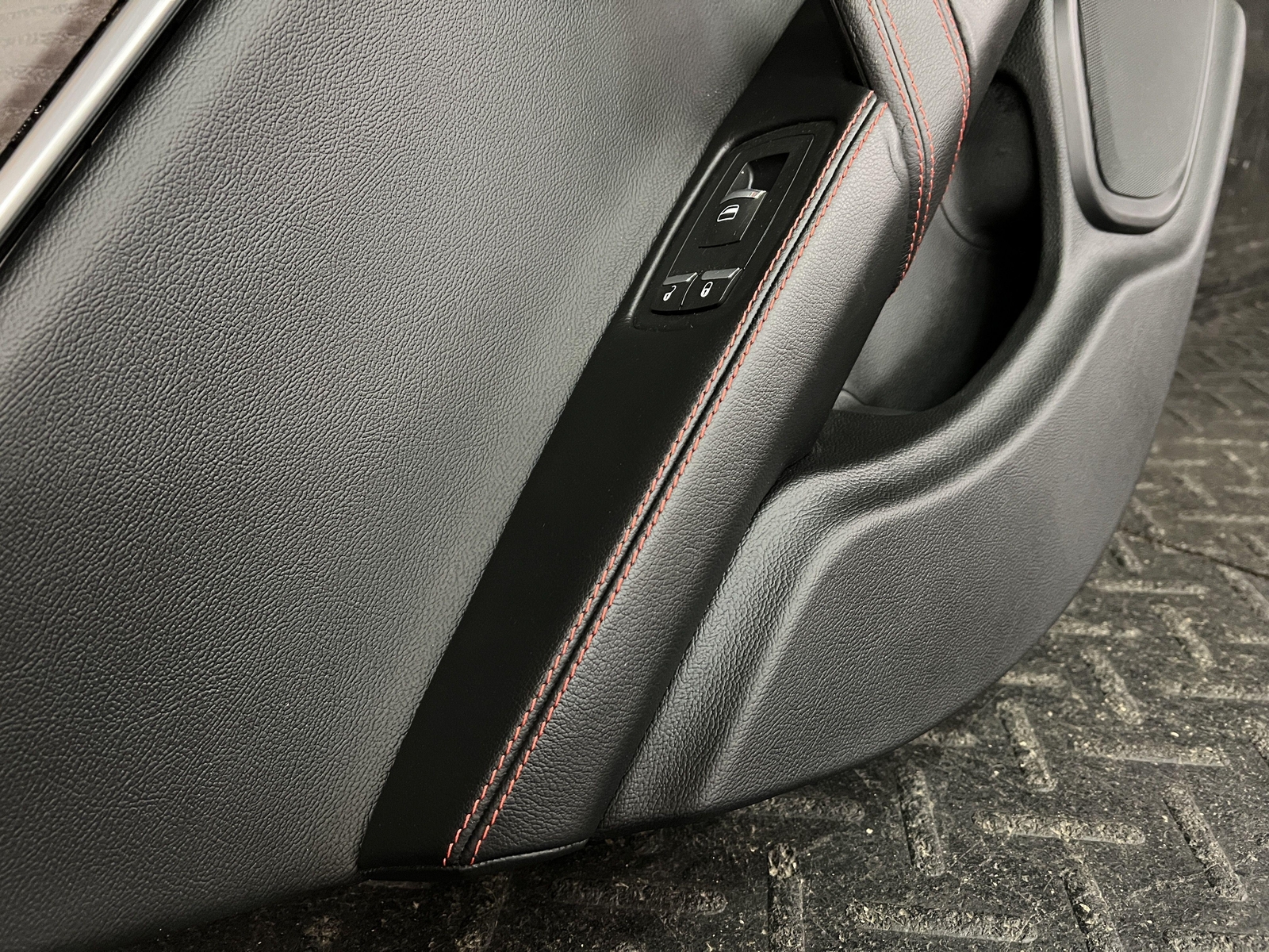 14-17 MASERATI GHIBLI REAR DRIVER SIDE POWER INTERIOR TRIM DOOR PANEL BLACK INE