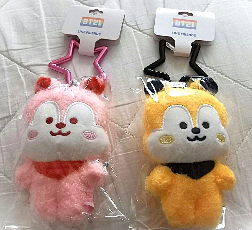 BT21 ５周年 マスコット ピンクレッド MANG  マング BTS BTS Bt21 5Th Anniversary Limited Mang Man Rainbow Color
