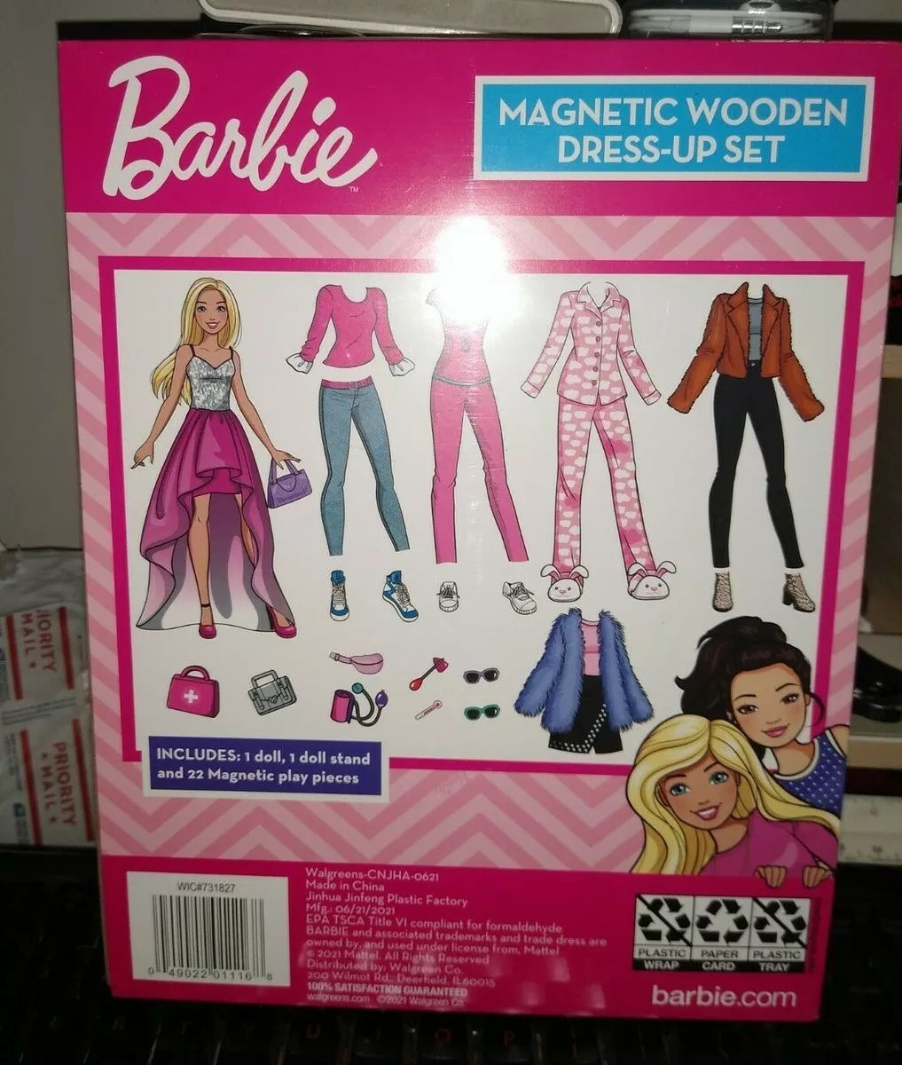 Barbie magnetic online dress up