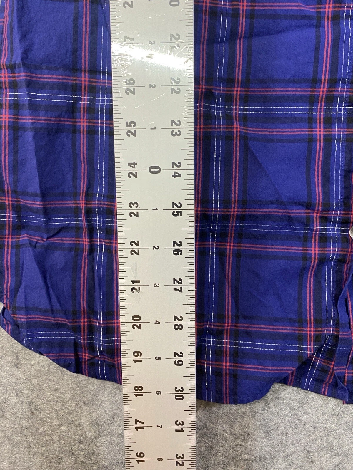 UNDERCOVER Camicia da notte Victoria's Secret taglia grande abito pigiama a quadri filo metallizzato