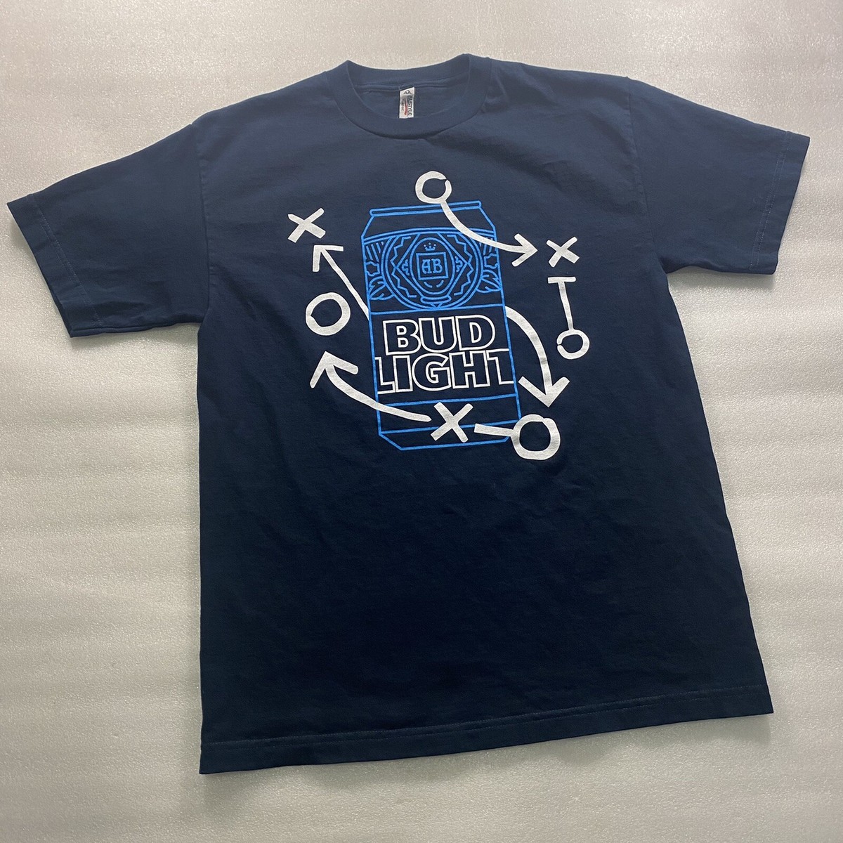 Bud Light 49ers T Shirt Sale Bud Light Super Bowl LIV Adult Medium