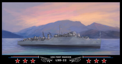 Navy Emporium USS Fort Marion LSD-22 Art Print
