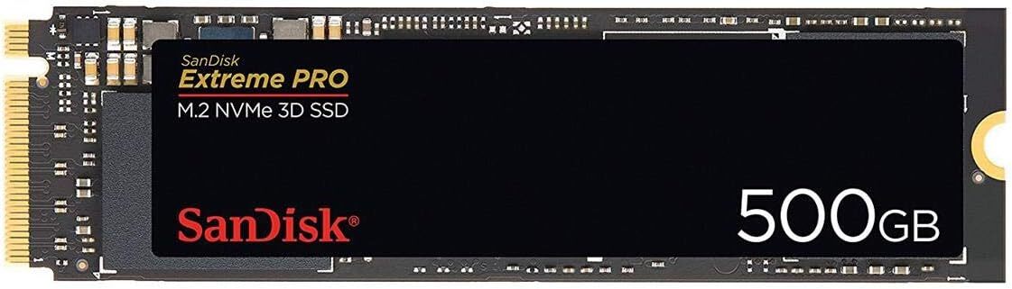 SanDisk SSD Extreme PRO M.2 NVMe 3D - Disco rigido interno da 500 GB, 500 GB
