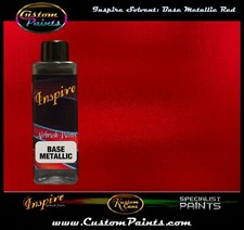 INSPIRE AIRBRUSH BASE METALLIC RED 4oz SOLVENT , CUSTOM PAINT, HOK, ARTIST
