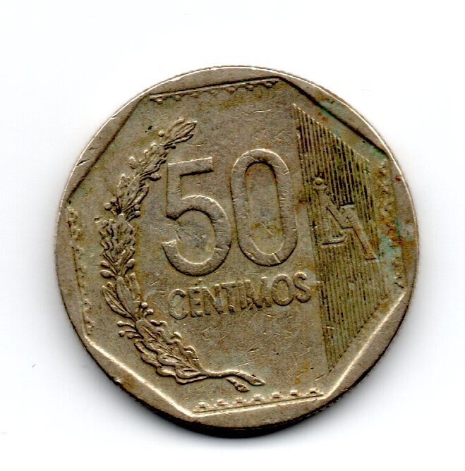 Perú 2011, Coat of arms/Inca motif, modern coin, 0.50 nuevo sol