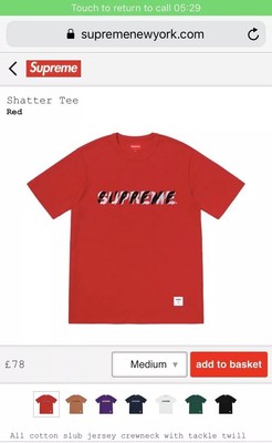 shatter tee supreme