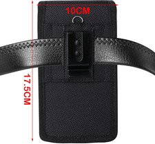 Supporto Da Cintura Per Telefono Cellulare Da Uomo, Fondina In Nylon Per Telefono, Custodia Compatta Per Cellulare, Multifunzionale Per Campeggio, Pesca, Escursionismo, Ciclismo E Altro - Foto 6